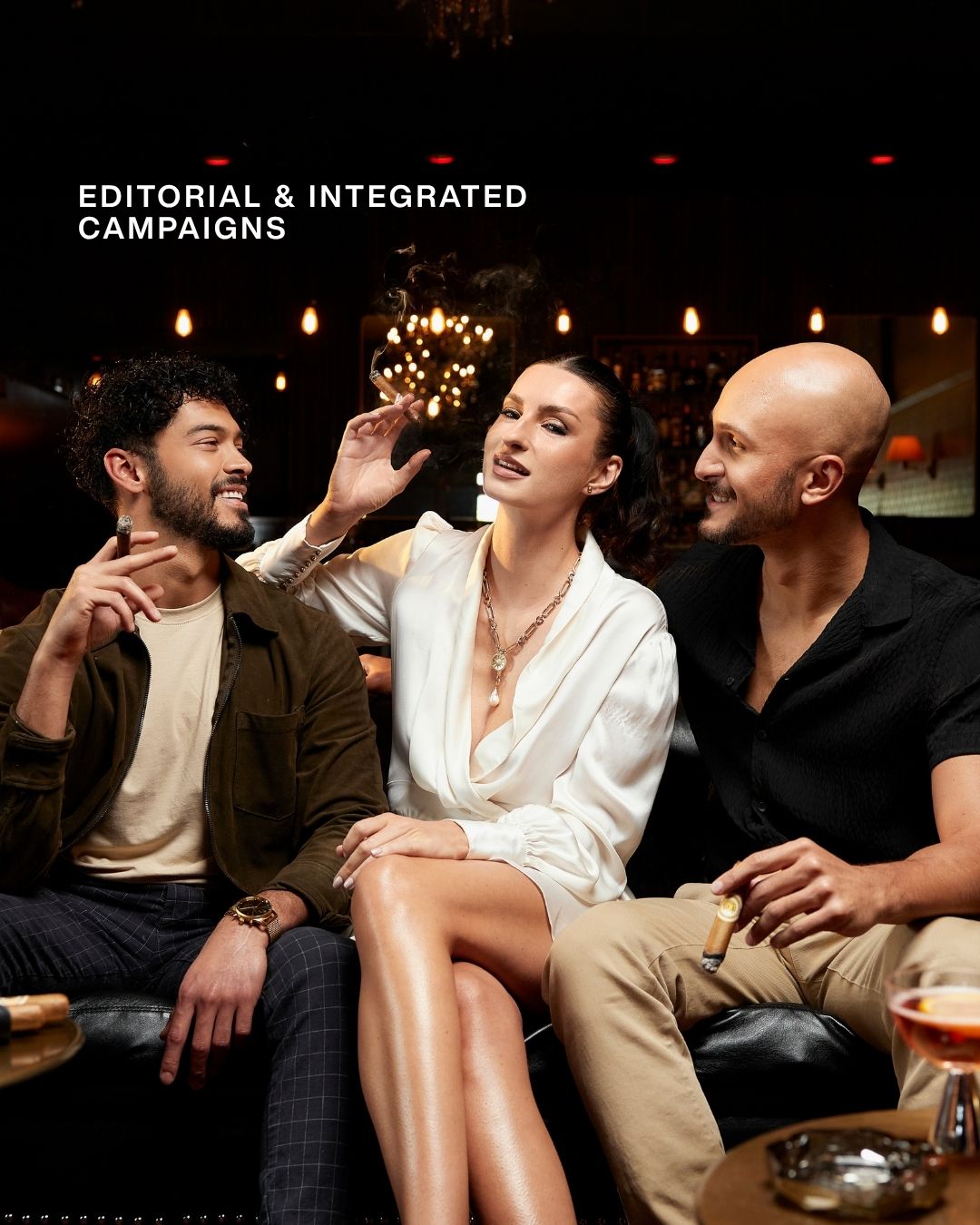 High-end editorial product photography of premium cigars, showcasing advertising campaign lighting by commercial photographer Luis Cano.