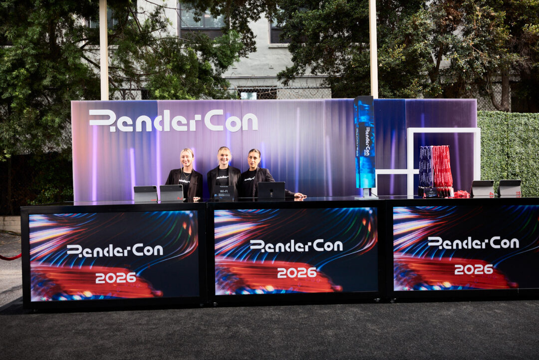 Comprehensive event photography coverage for RenderCon in Los Angeles, capturing keynote speakers, creative workshops, and high-level networking by commercial photographer Luis Cano.