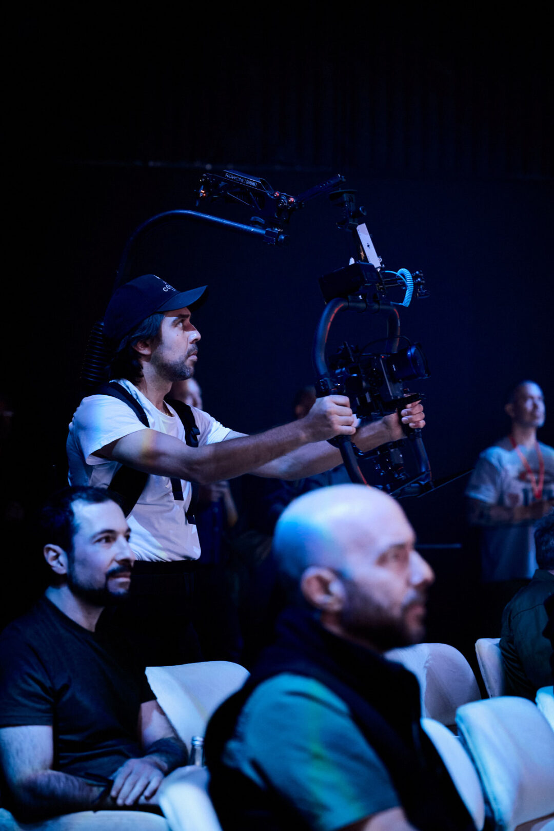 Comprehensive event photography coverage for RenderCon in Los Angeles, capturing keynote speakers, creative workshops, and high-level networking by commercial photographer Luis Cano. Action photography of live creative shows at RenderCon LA, showcasing expert low-light handling and technical precision.