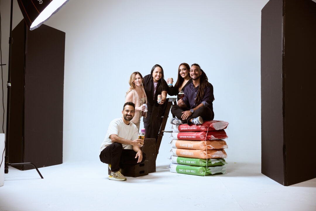 uis Cano leading a commercial advertising photoshoot with high-end lighting and professional art direction in Miami.