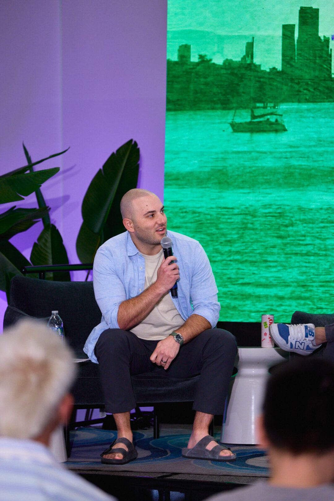 Exclusive pre-event coverage for Solana Miami, focusing on high-level executive networking, private atmosphere, and premium brand storytelling by Luis Cano. High-energy crowd vibes and lifestyle photography at Solana tech conference in Miami.