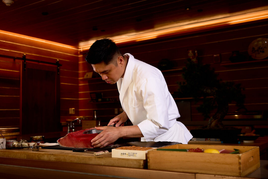Lead Chef at Michelin-starred The Den Azabu Miami Beach, captured by Luis Cano.