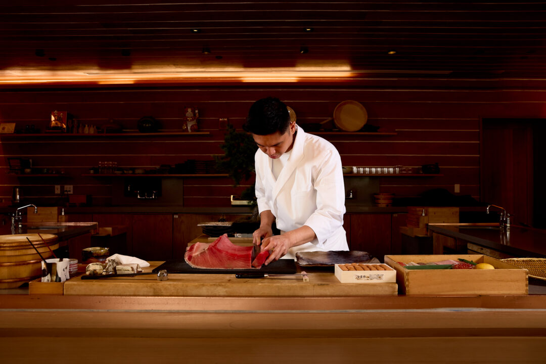 Lead Chef at Michelin-starred The Den Azabu Miami Beach, captured by Luis Cano.