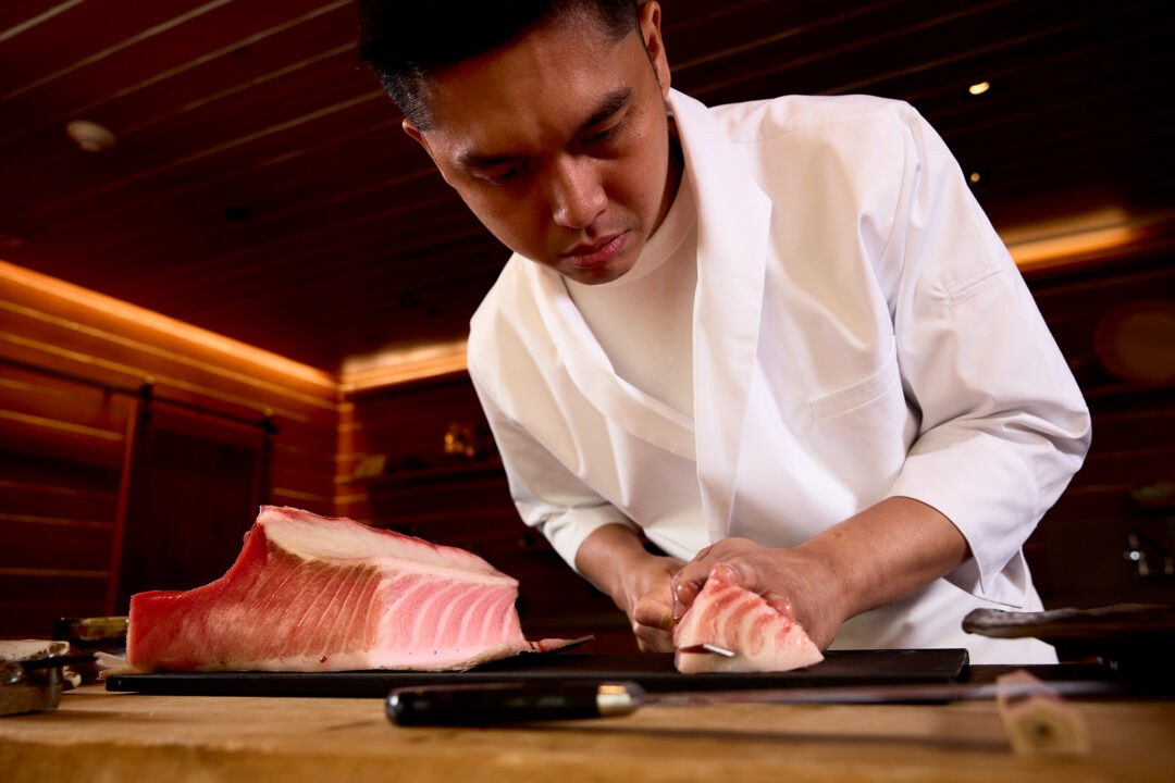 Lead Chef at Michelin-starred The Den Azabu Miami Beach, captured by Luis Cano.