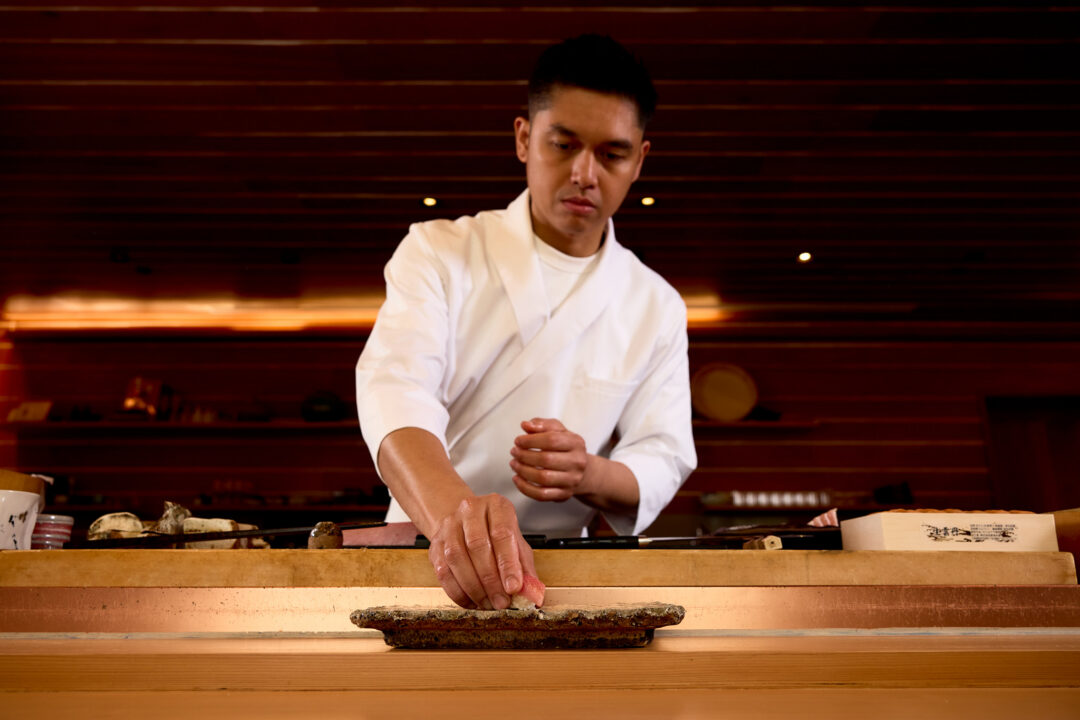 Lead Chef at Michelin-starred The Den Azabu Miami Beach, captured by Luis Cano.