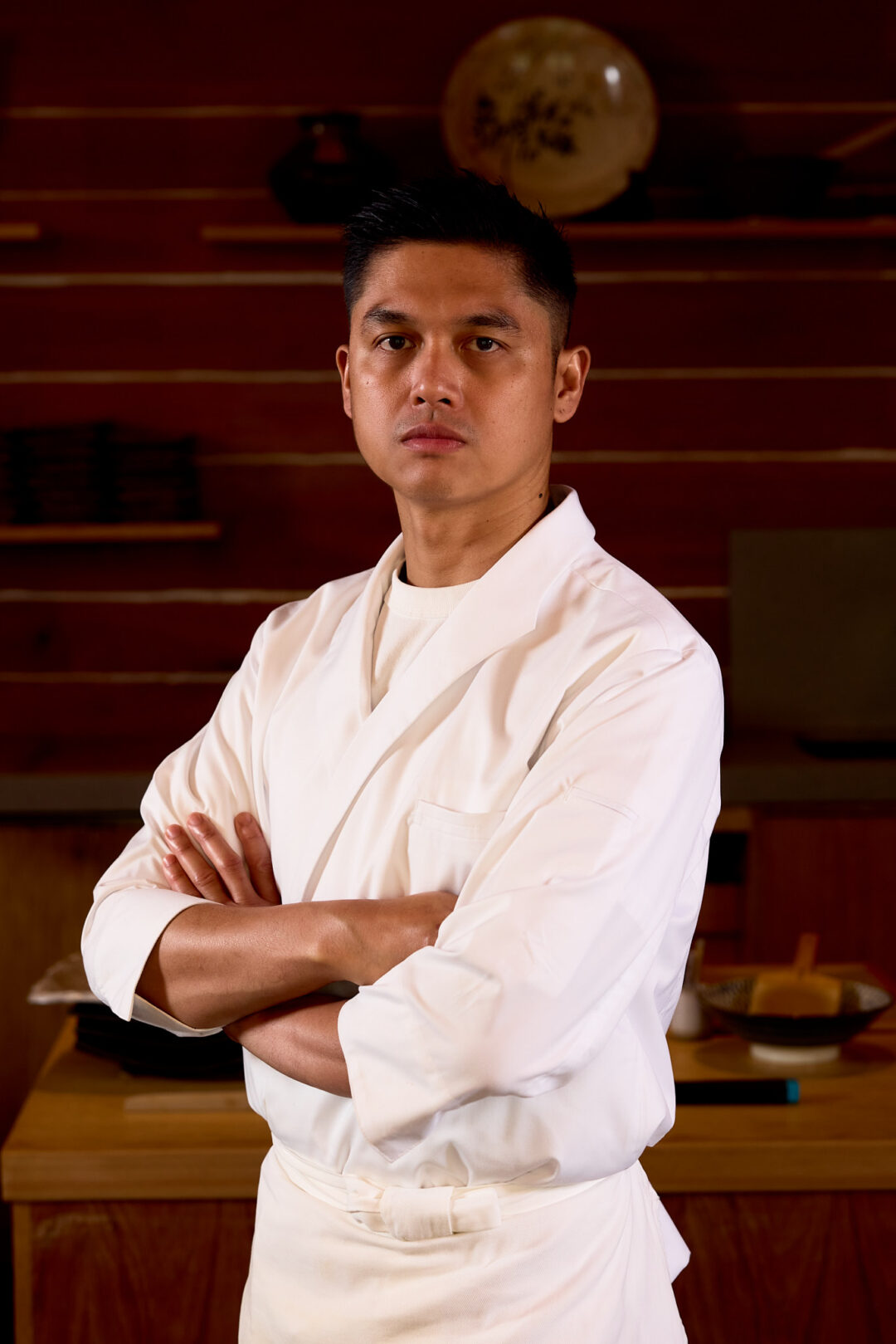 Lead Chef at Michelin-starred The Den Azabu Miami Beach, captured by Luis Cano.
